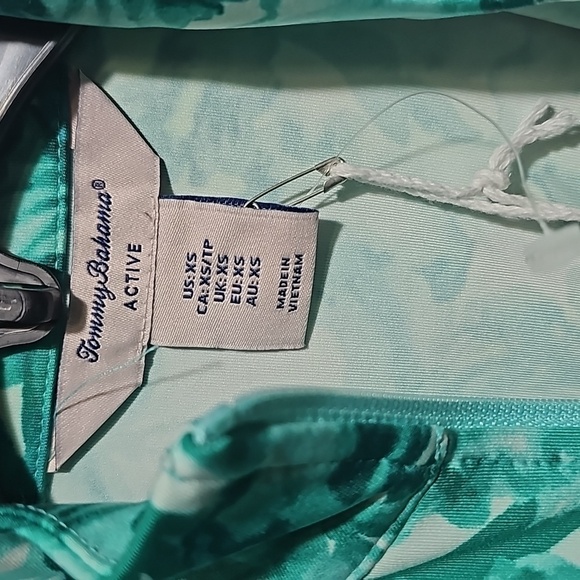 Tommy Bahama Active Full Zip Floral Sweatshirt Tennis Golf Outdoor Yoga XS NWT - Picture 4 of 8